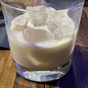 Caramel cream and vodka