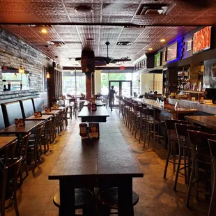 This pic was taken from the stage at the very end of the restaurant.