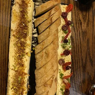 Butter board sweet and savory on each side