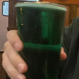 Green Beer for St. Patrick's Day (Coors Light)