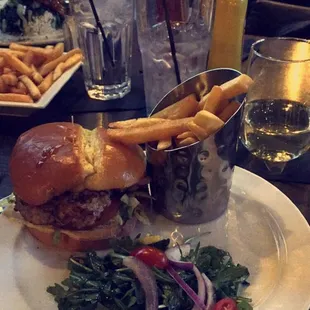 Chicken Walnut Apple Burger