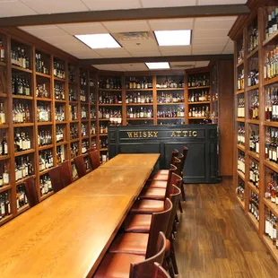 Over 2300 bottles on display