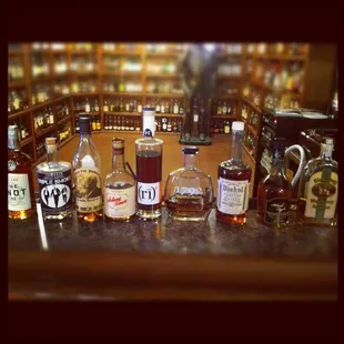 Our bourbon flight