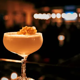 Lavender Lady-Tequila, Lemon, Violette Liqueur, &amp; Honey