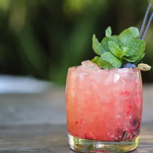 Vodka smash is divine.