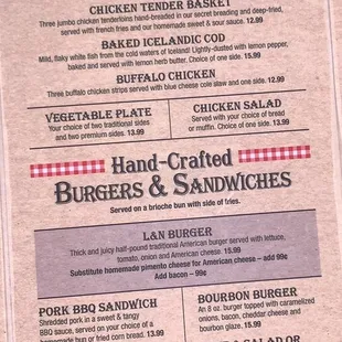 Menu part 2