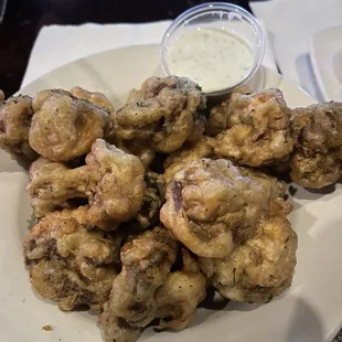 Fried mushrooms