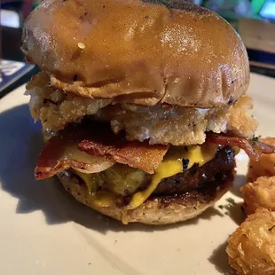 Breakfast burger