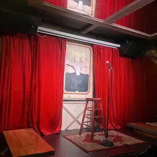 Comedy show stage