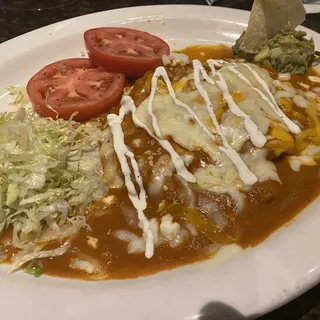 Stacked Chicken Enchilada