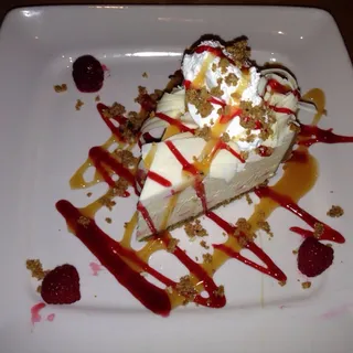 White Chocolate Raspberry Cheesecake