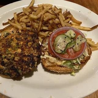 Thai Salmon Burger