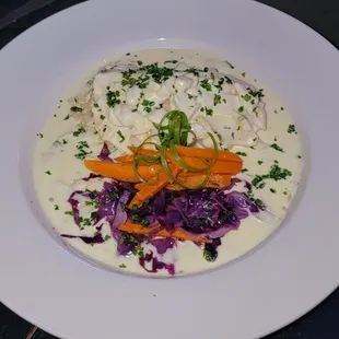 Cod and crab