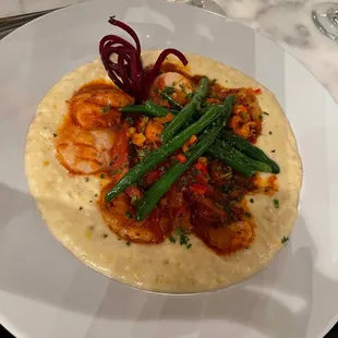 Seafood and grits