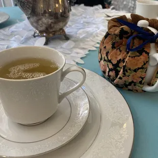 I love their little teapot warmers