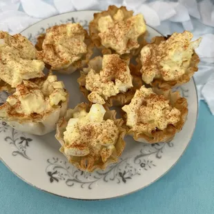 Egg salad bites