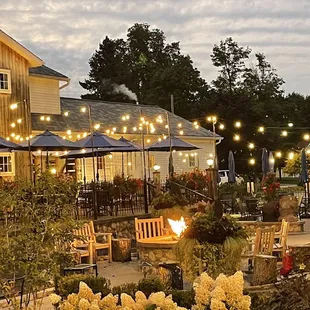 Outside sitting area and patio