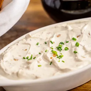 Rustic Chip Dip -
house-made, sour cream, onion, herbs, chips