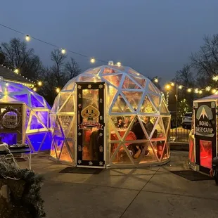 Outdoor Igloo to eat in