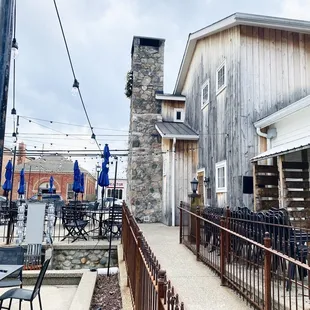 Outdoor patio eating for warmer days!