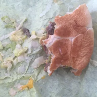 Burger was planned and dry no flavor at all to double cheeseburger combo $15 I could've done better