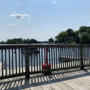Docks and White Lake lakefront