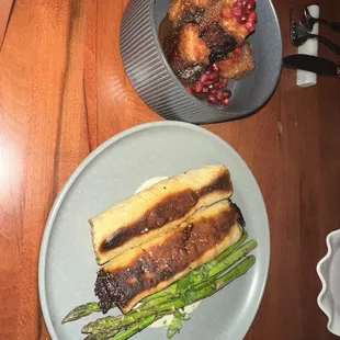 Pork belly and lobster crepes (they subbed crab) without tarragon