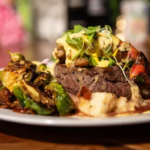 steak, food
