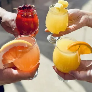Flavored Mimosas