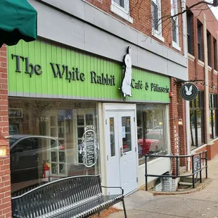 White Rabbit store front.
