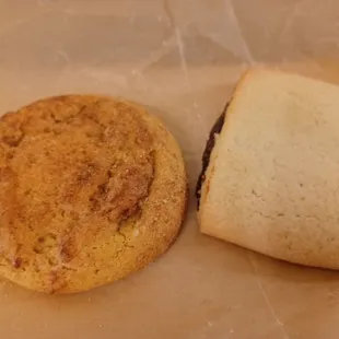 Pumpkin doodle cookie/ fig bar