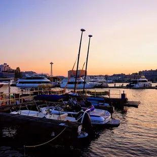 Dockside Seating by Lake Union.