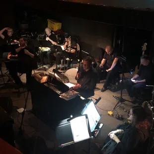 The orchestra pit
