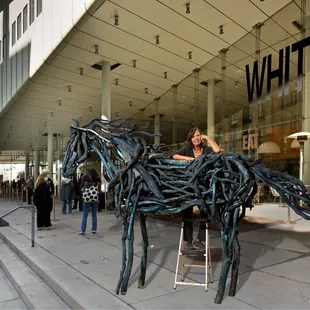 A metaphor of our curiosity and happiness; a horse appears to assure us we are loved.  --VerveBimly