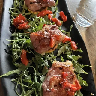 Prosciutto wrapped Acorn Squash