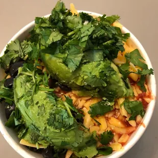 a bowl of vegetables and pasta