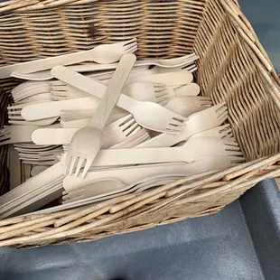 Wooden forks