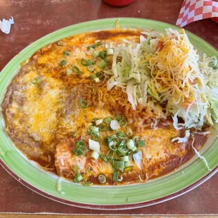 The whole enchilada combo
