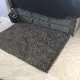 New shag rug. Dig it.