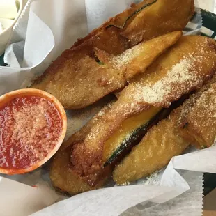 Fried zucchini