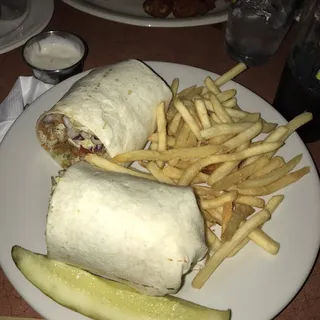 BBQ Chicken Strip Wrap