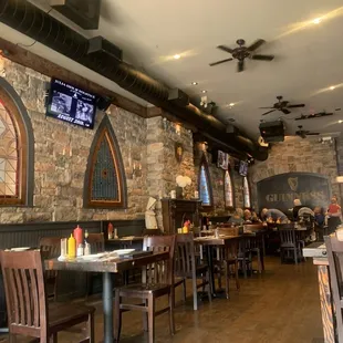 the interior of a restaurant