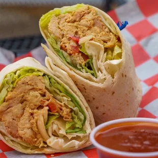 Pulled Chicken Wrap
