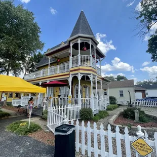 the front of the house