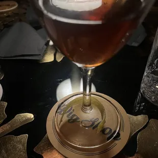 Boozy cocktail