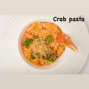 Crab pasta