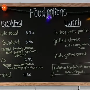 check out our food options!
