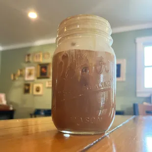 try a delicious white chocolate cold brew with pumpkin cold foam!