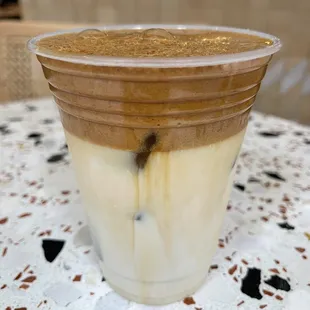 Dalgano Coffee over oat milk