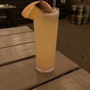 Non-alcoholic drink made w/ attention to detail.